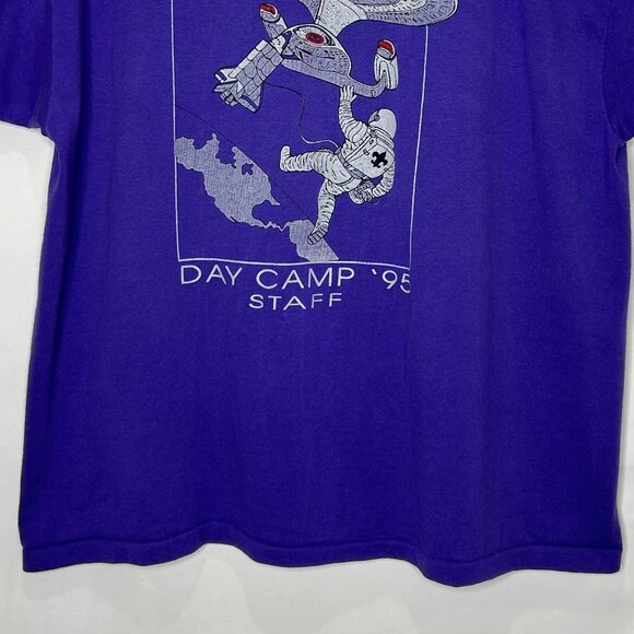 Vintage 90s Cub Scouts T Shirt XL The Next Generation Single Stitch Hanes 50/50 - Picture 4 of 10